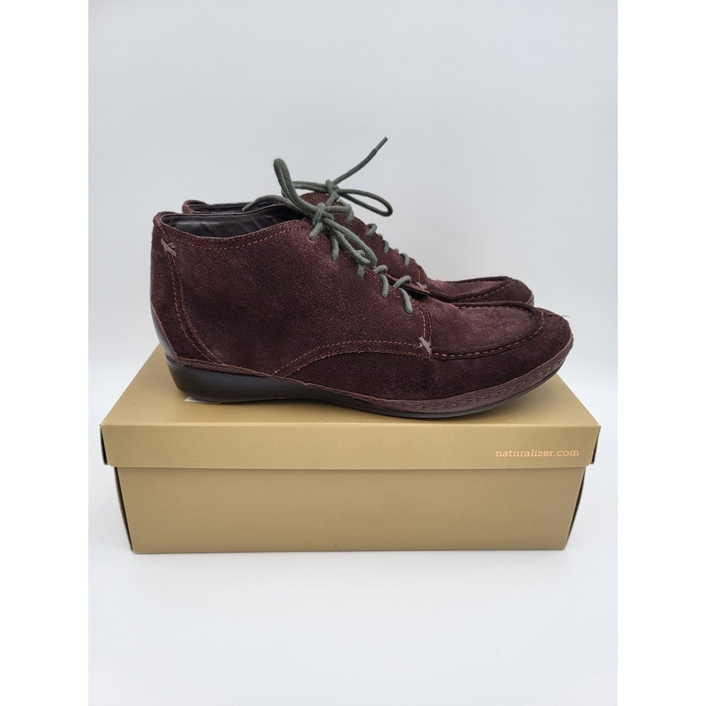 Naturalizer Women's Shoes Castle Brown SU Casual Bootie Size 11 N